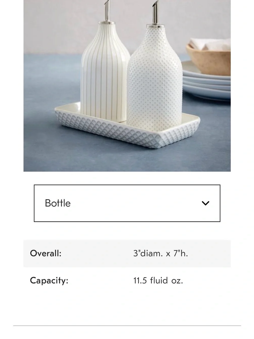 West Elm glazed stoneware